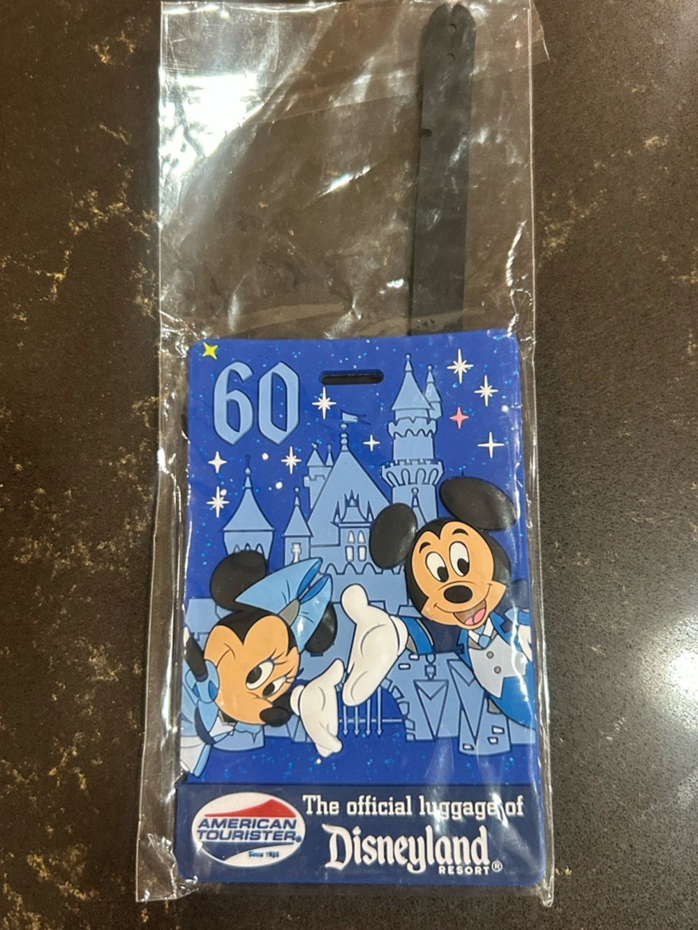 American Tourister Disneyland 60th Luggage Tag